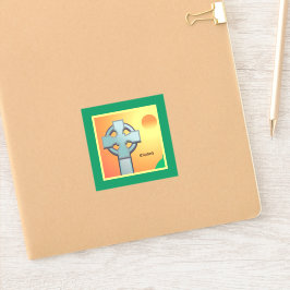 Irish Blessings Cross gepersonaliseerd Sticker