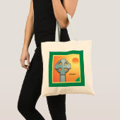 Irish Blessings Cross gepersonaliseerd Tote Bag (Voorkant (product))