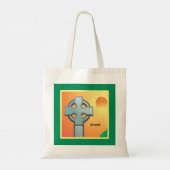 Irish Blessings Cross gepersonaliseerd Tote Bag (Achterkant)