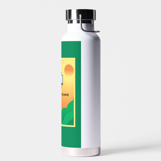 Irish Blessings Cross gepersonaliseerd Waterfles (Links)