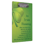 Irish Blessings Green Shamrock, Keltic Klembord (Rechts)
