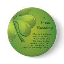 Irish Blessings Green Shamrock, Keltic