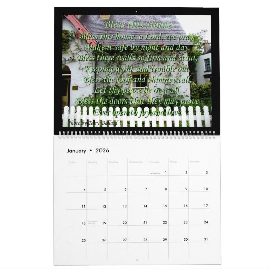 Irish Blessings Kalender (Jan 2026)