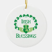 Irish Blessings Keramisch Ornament (Voorkant)