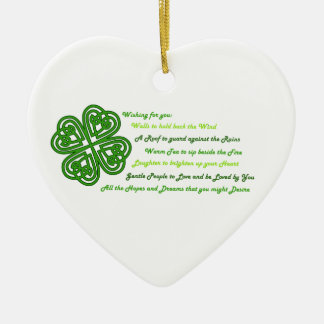 Irish Blessings Keramisch Ornament