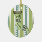 Irish Blessings kerstversiering Keramisch Ornament (Rechts)