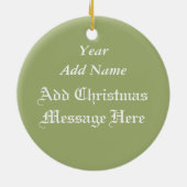 Irish Blessings kerstversiering Keramisch Ornament (Achterkant)