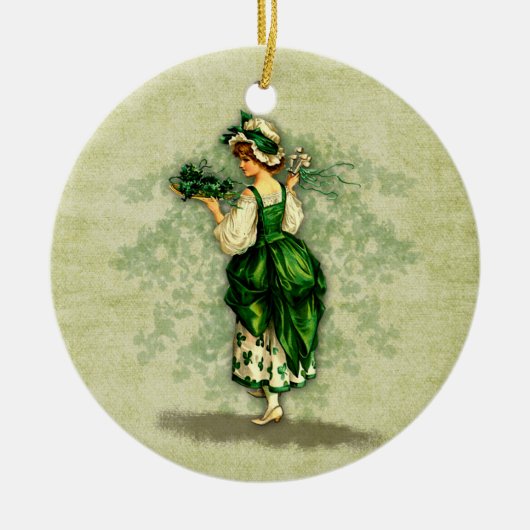 Irish Blessings-Ornament Keramisch Ornament (Voorkant)