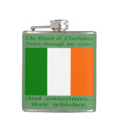 Irish Blood and Whiskey Heupfles (Voorkant)