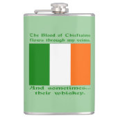 Irish Blood and Whiskey Heupfles (Voorkant)
