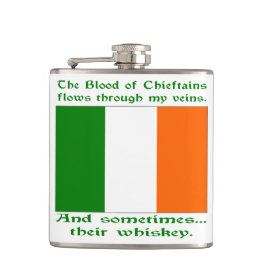 Irish Blood and Whiskey Hip Flask Heupfles