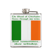Irish Blood and Whiskey Hip Flask Heupfles (Achterkant)