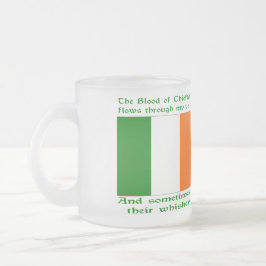 Irish Blood and Whiskey Matglas Koffiemok