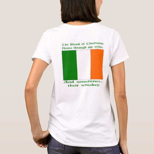 Irish Blood and Whiskey T-shirt (Achterkant)