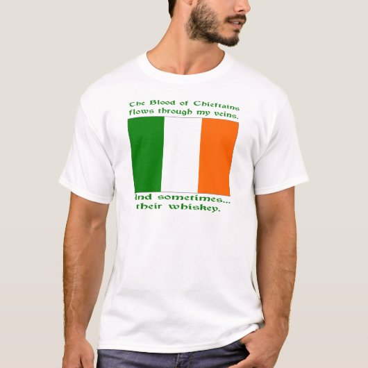 Irish Blood and Whiskey T-shirt (Voorkant)