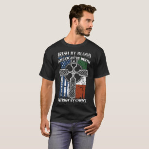 Irish Blood beroemd gemaakt door American Birth Pa T-shirt
