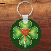 IRISH BLOOD * IRISH HEART SLEUTELHANGER (Voorkant)
