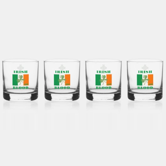 Irish Blood Whiskey Glass Set Whisky Glas (Voorkant)