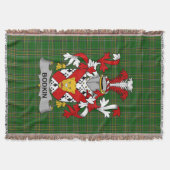 Irish Bodkin Coat of Arms Family Crest Ireland Deken (Voorkant)