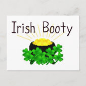 Irish Booty Pot of Gold St. Patrick's Day Briefkaart (Voorkant)