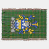 Irish Borough Coat of Arms Family Crest Ireland Deken (Voorkant)