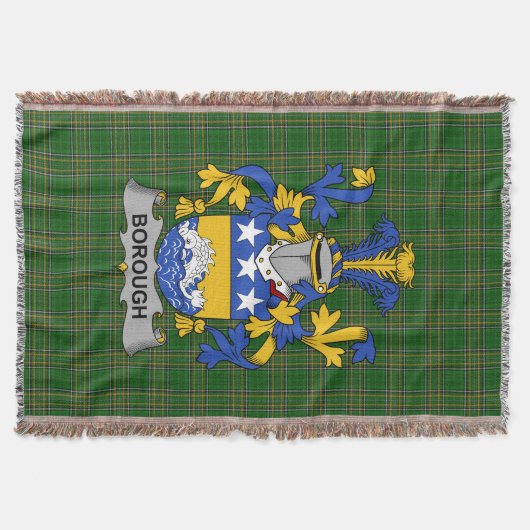 Irish Borough Coat of Arms Family Crest Ireland Deken (Voorkant)