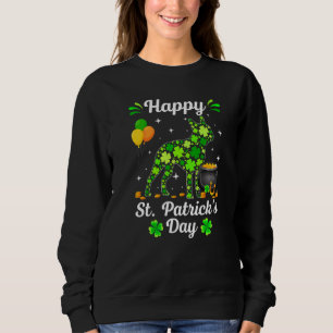 Irish Boston Terrier Dog Cute Shamrock St Patrick Trui