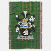 Irish Boulger of O_Bolger wapenschild Deken (Voorkant Verticaal)