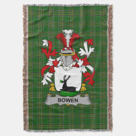 Irish Bowen Coat of Arms Family Crest Ireland Deken