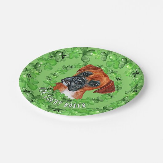 Irish Boxer Papieren Bordje (Gekanteld)