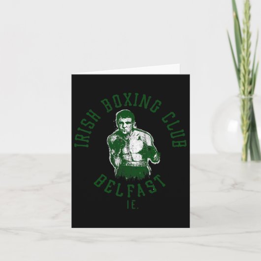 Irish Boxing Club Belfast Kaart (Voorkant)