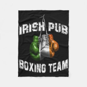 Irish Boxing Funny Ierland Vlag - Ierse pub Fleece Deken
