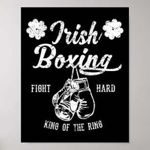 Irish Boxing  - Irish Boxing Fan T-shirt Poster