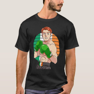 Irish Boxing Pride Ireland Flag Ginger Box T-shirt