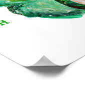 Irish Boxing Shamrock Poster (Hoek)