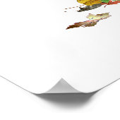 Irish Boy Fairy on Mushroom Poster (Hoek)