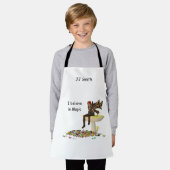 Irish Boy Fairy Op Paddestoel Kinderen Schort (Gedragen)