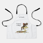 Irish Boy Fairy Op Paddestoel Kinderen Schort (Voorkant)