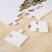 Irish Boy feiy on Mushroom Jigzaag Puzzle Legpuzzel (Zijkant)