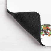 Irish Boy feiy on Mushroom Mousepad Muismat (Hoek)