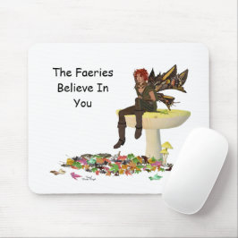 Irish Boy feiy on Mushroom Mousepad Muismat