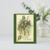 Irish Boy op de Kaarten van Donkey St. Patrick's D (Staand voorkant)