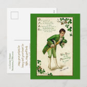Irish Boy St. Patrick's Day Feestdagenkaart (Voorkant / Achterkant)