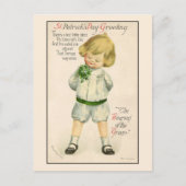  Irish Boy St. Patrick's Day Feestdagenkaart (Voorkant)