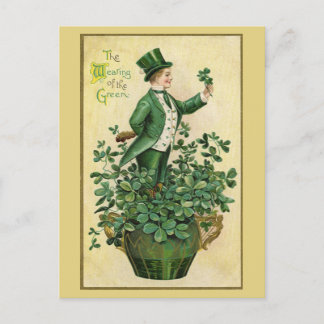 Irish Boy St. Patrick's Day Feestdagenkaart