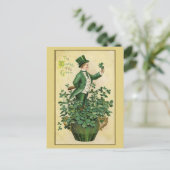 Irish Boy St. Patrick's Day Feestdagenkaart (Staand voorkant)