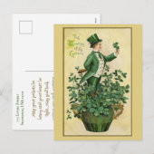 Irish Boy St. Patrick's Day Feestdagenkaart (Voorkant / Achterkant)