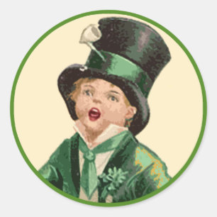 Irish Boy zingt Stickers