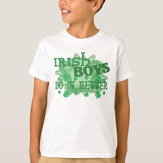 Irish Boys Beter Kinder T-shirt (Voorkant)