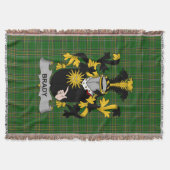 Irish Brady of McBrady Wapen van de familie Crest Deken (Voorkant)